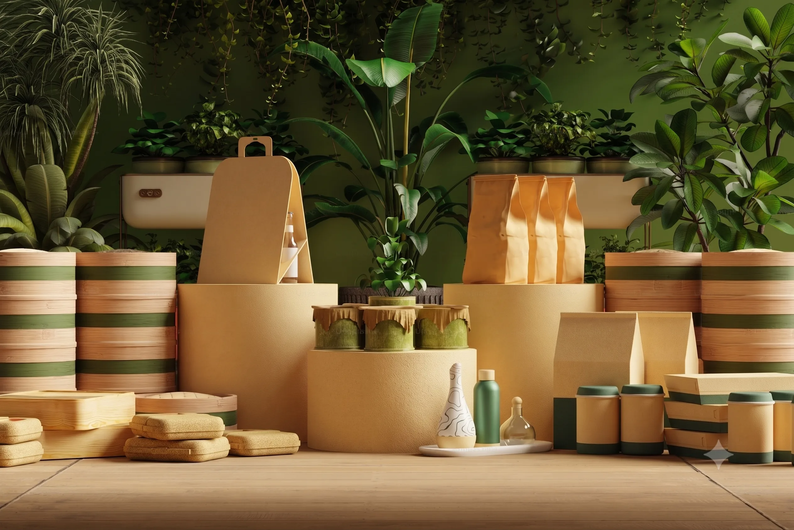 Sustainable packaging range